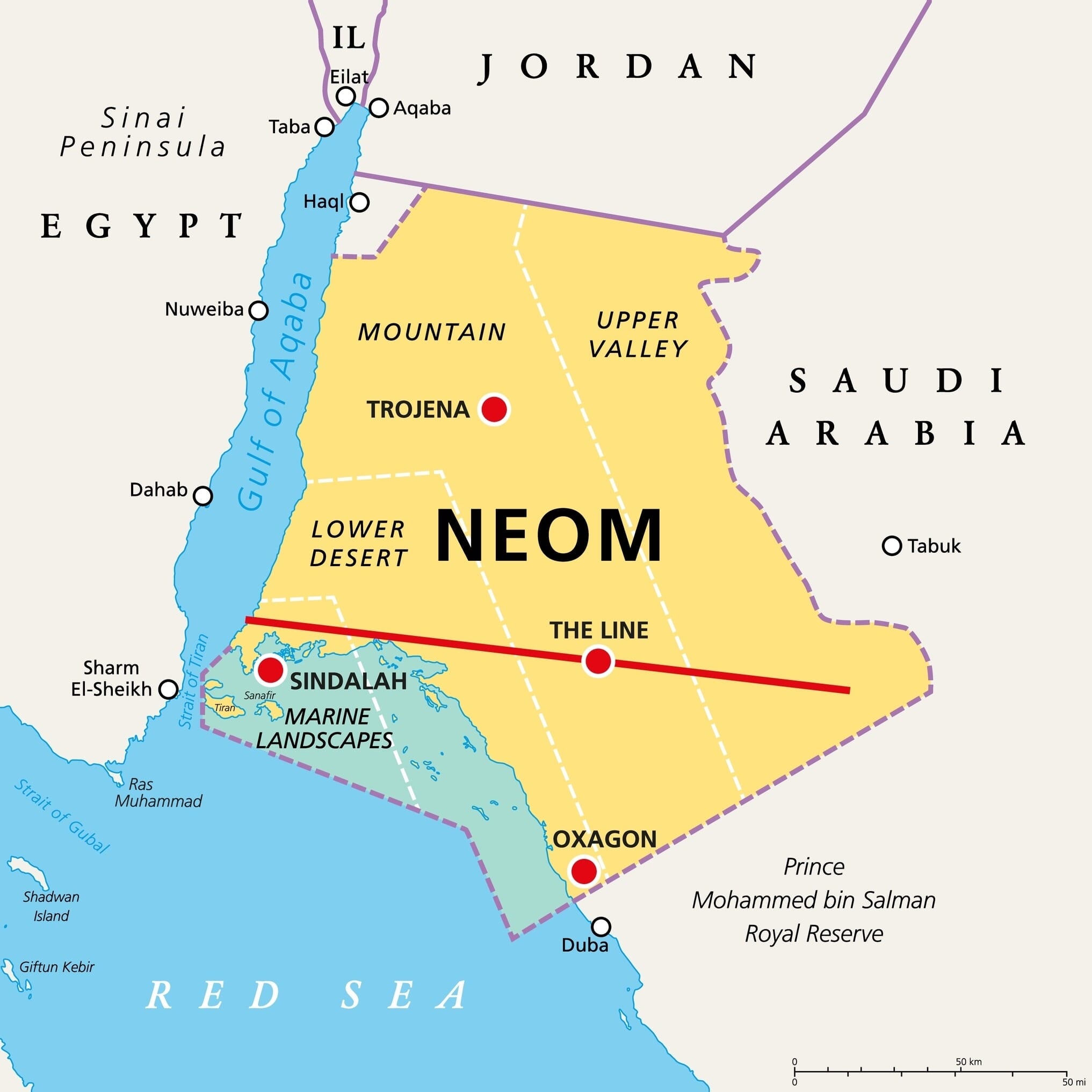 Where Is Neom A Glimpse Into Saudi Arabia S Futuristic City Mappr