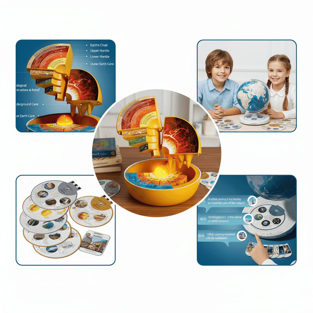 Science Can Openable Globe