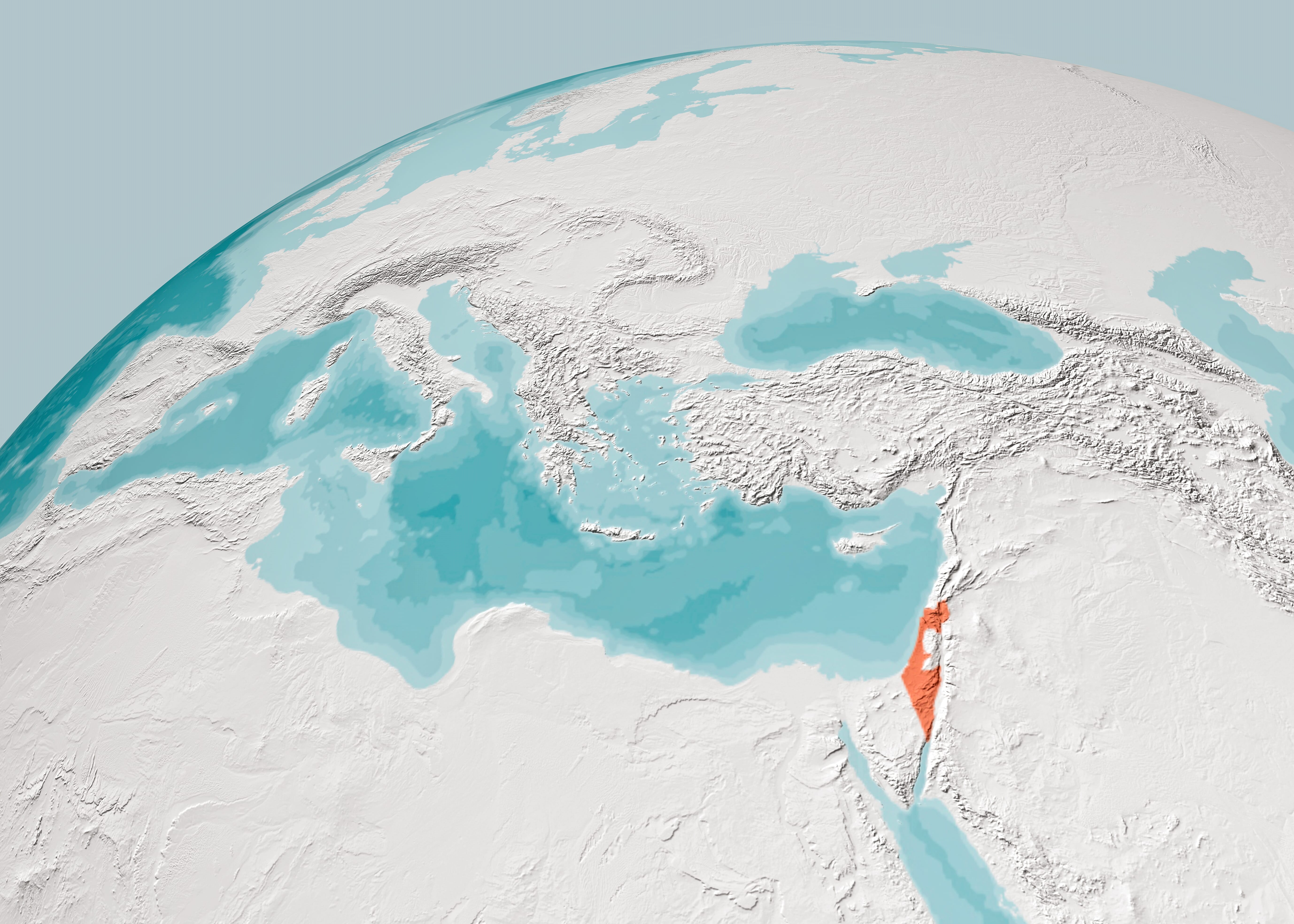Lebanon on the World Map Lebanon on the World Map