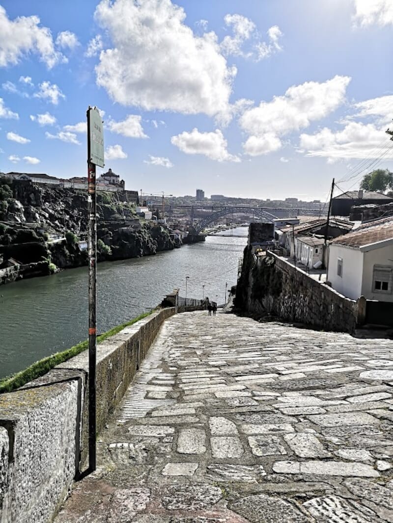 Sunlit Steps and Vibrant Facades