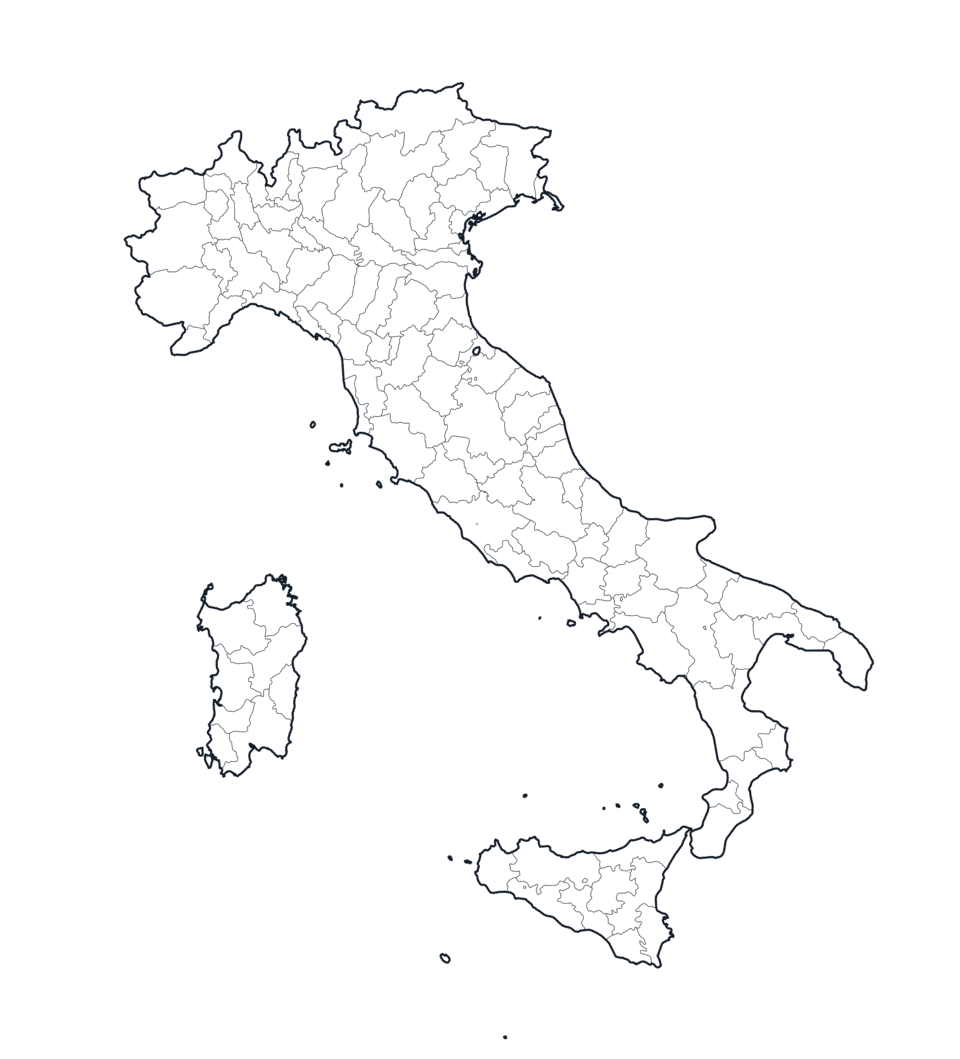 Italy Provinces — Borders