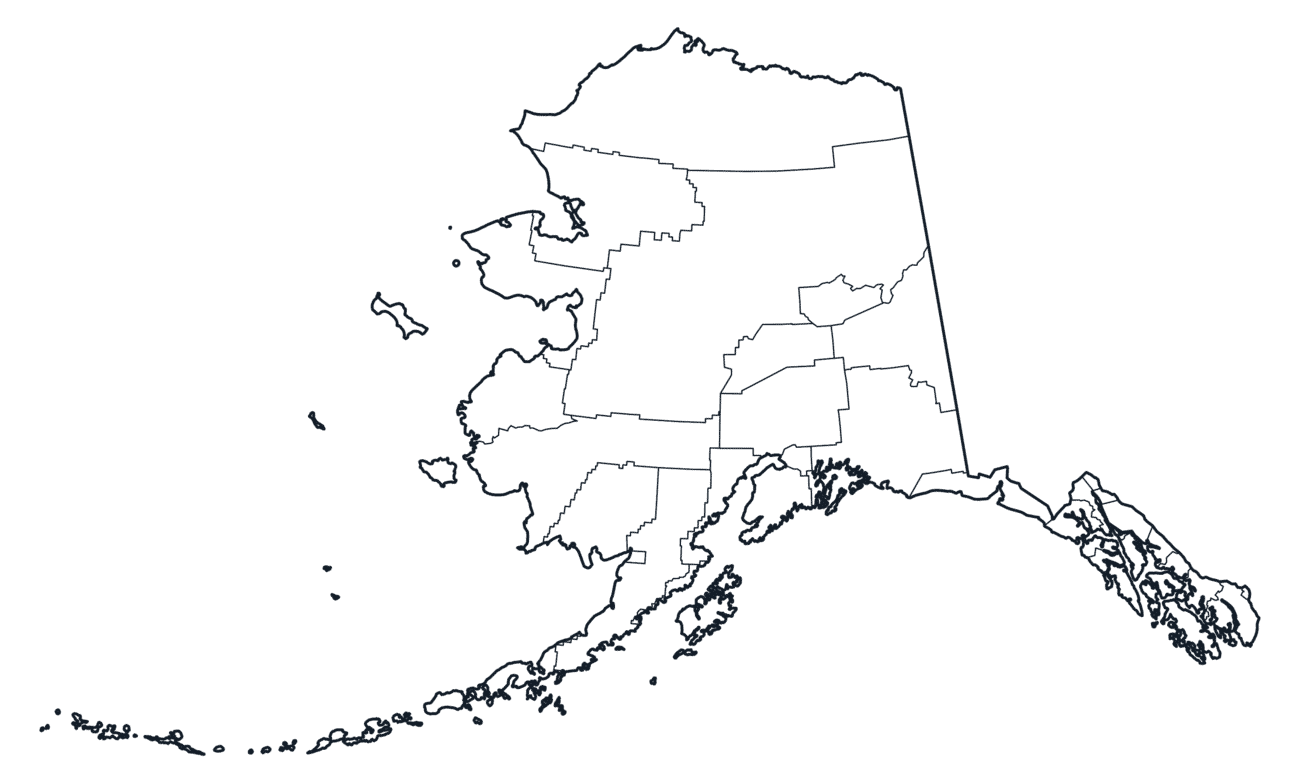 Alaska County Map
