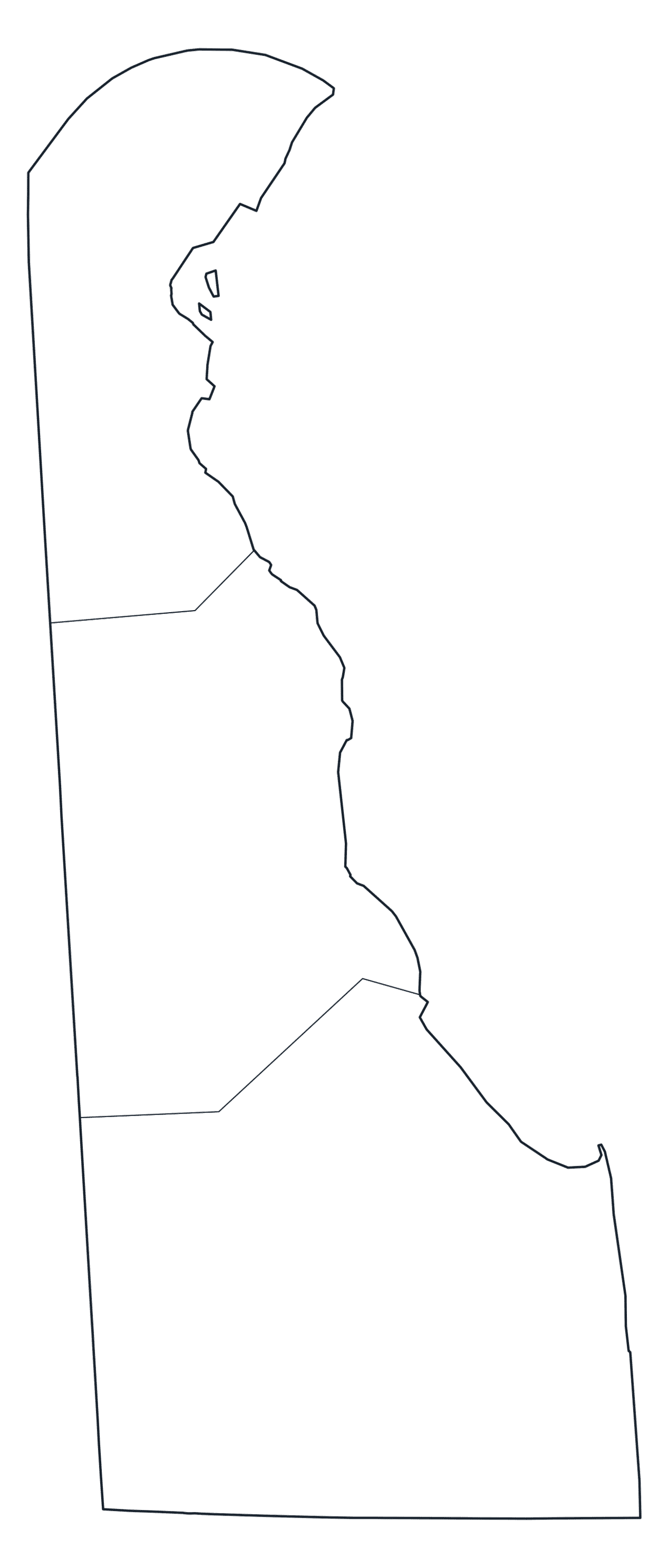 Delaware County Map
