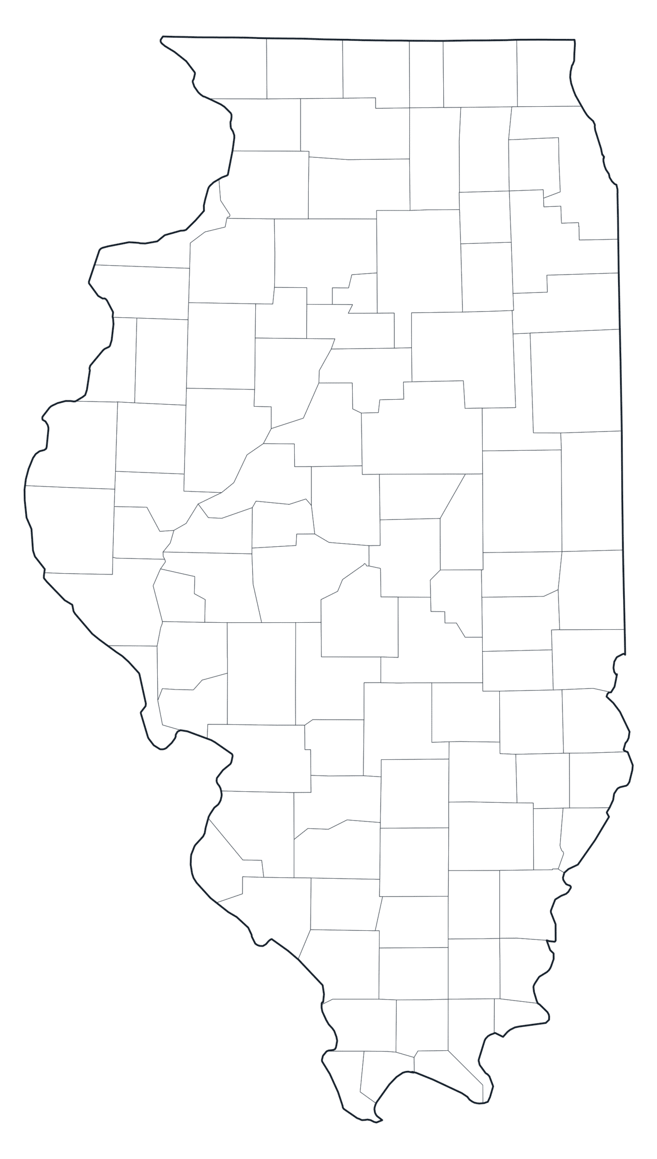 Illinois County Map