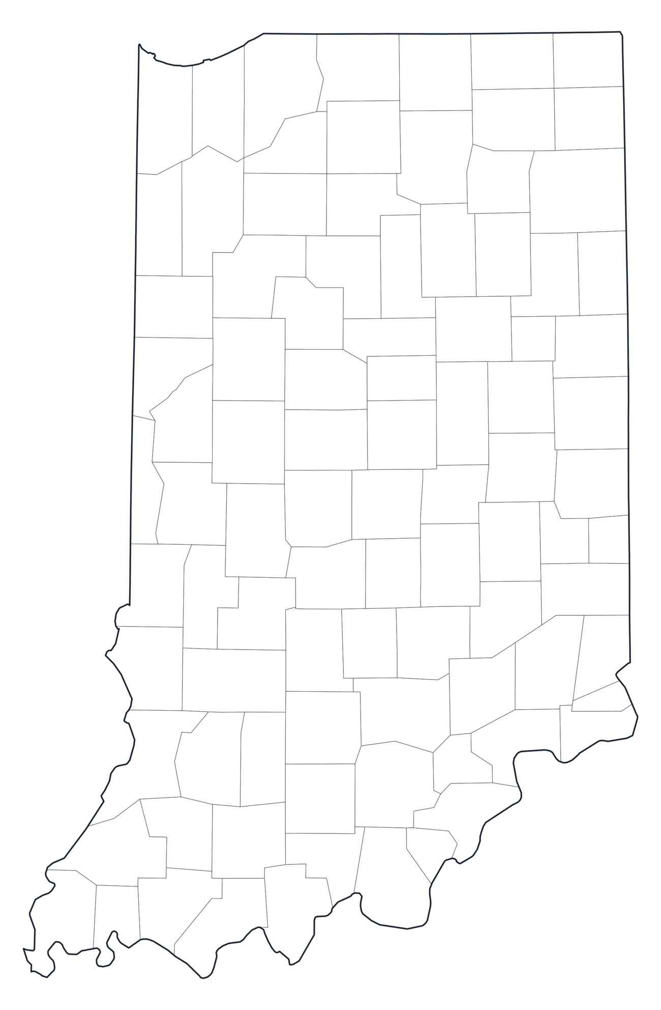 Indiana County Map