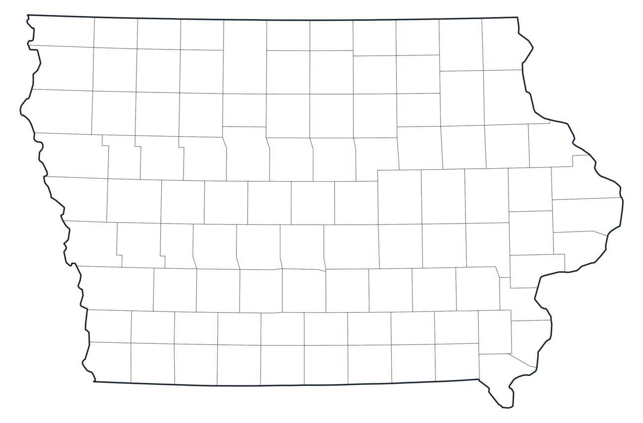 Iowa County Map