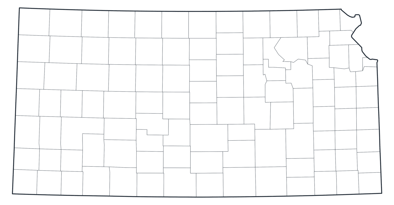 Kansas County Map