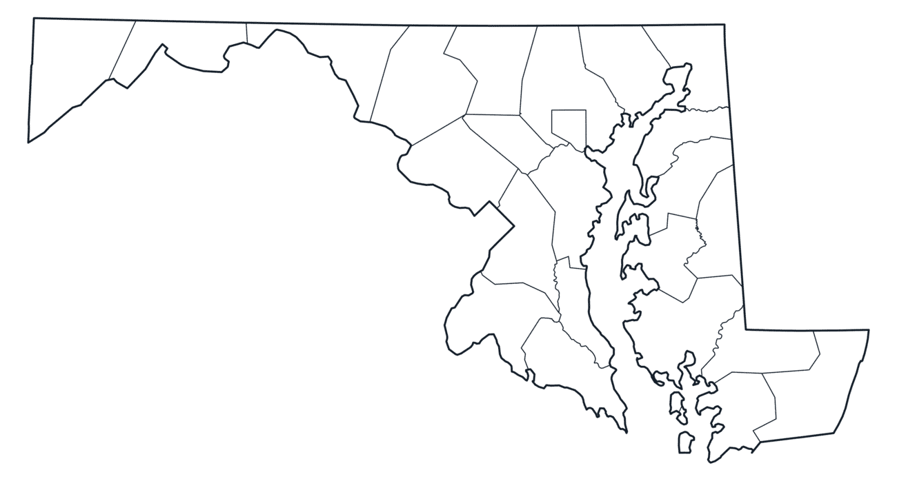 Maryland County Map