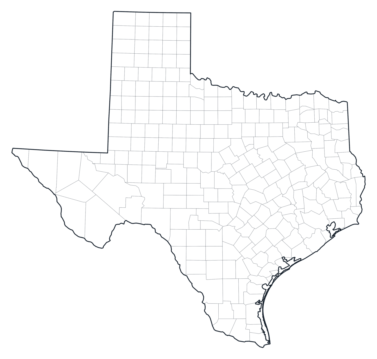 Texas County Map