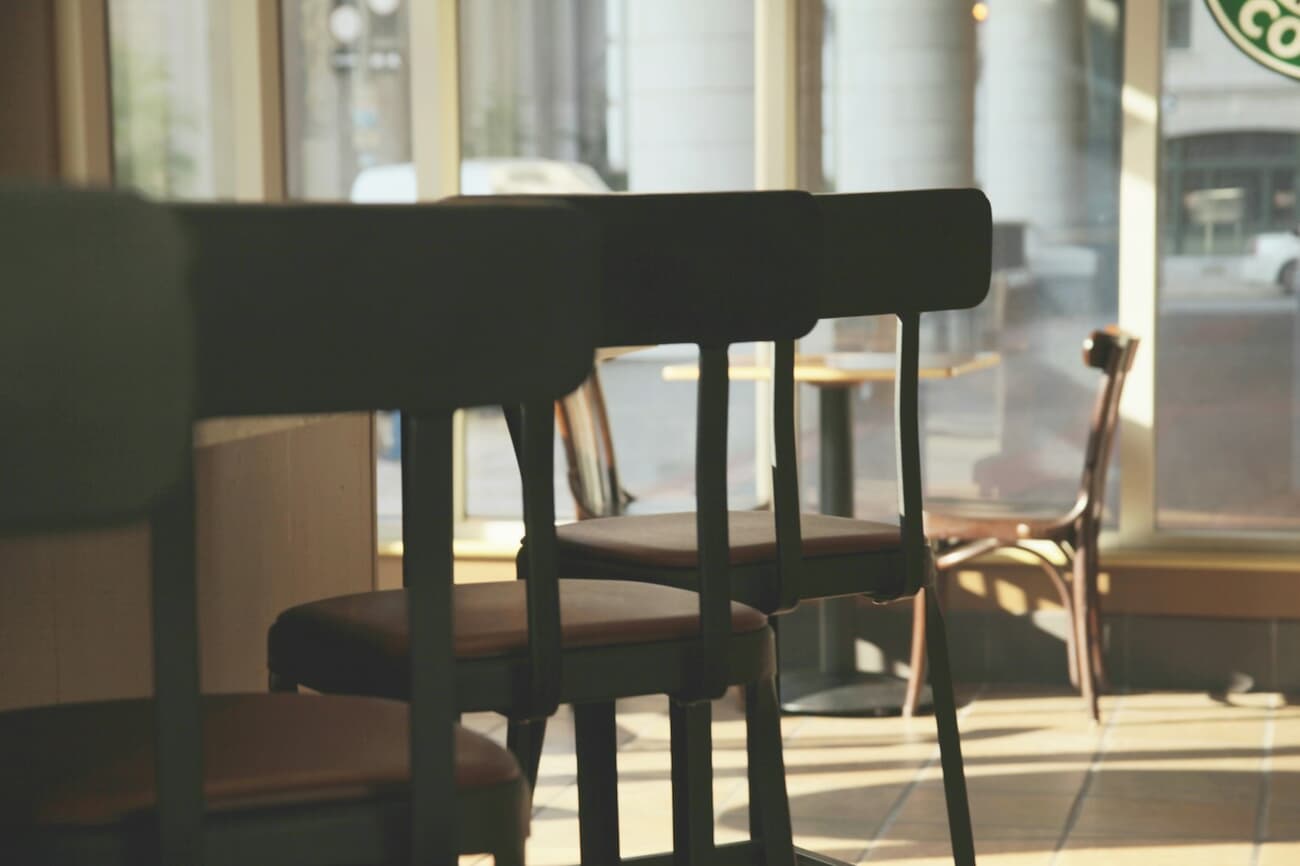 Inside a Starbucks in St. Louis, USA
