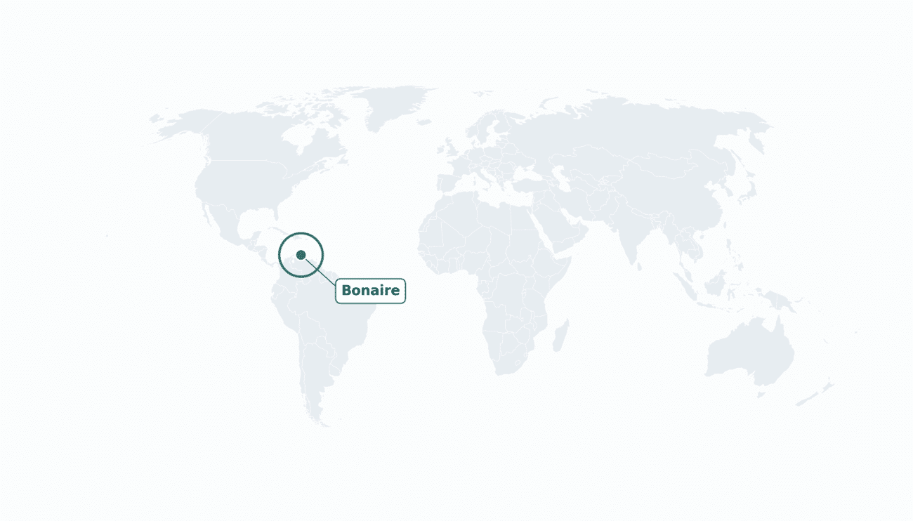 Bonaire location on the world map