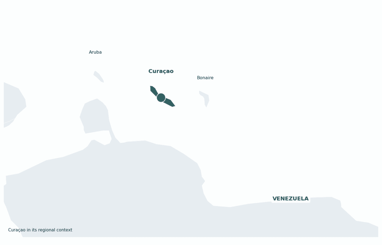 Curaçao and the ABC islands in the southern Caribbean