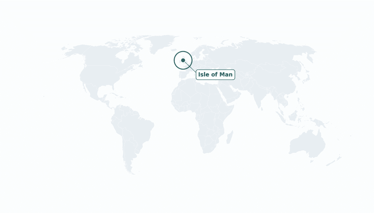 the Isle of Man location on the world map