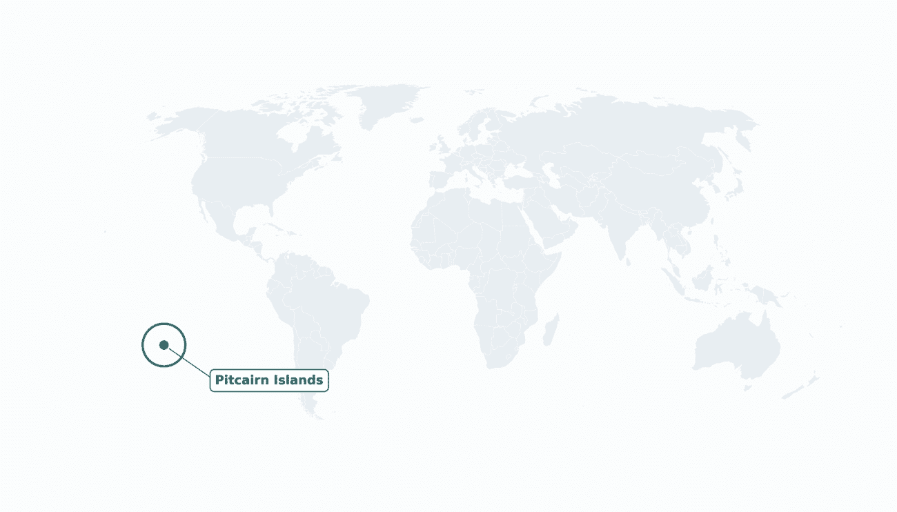Pitcairn Islands location on the world map