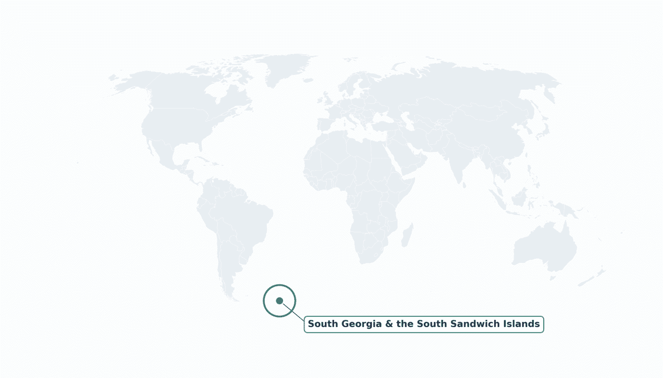 South Georgia & the South Sandwich Islands location on the world map