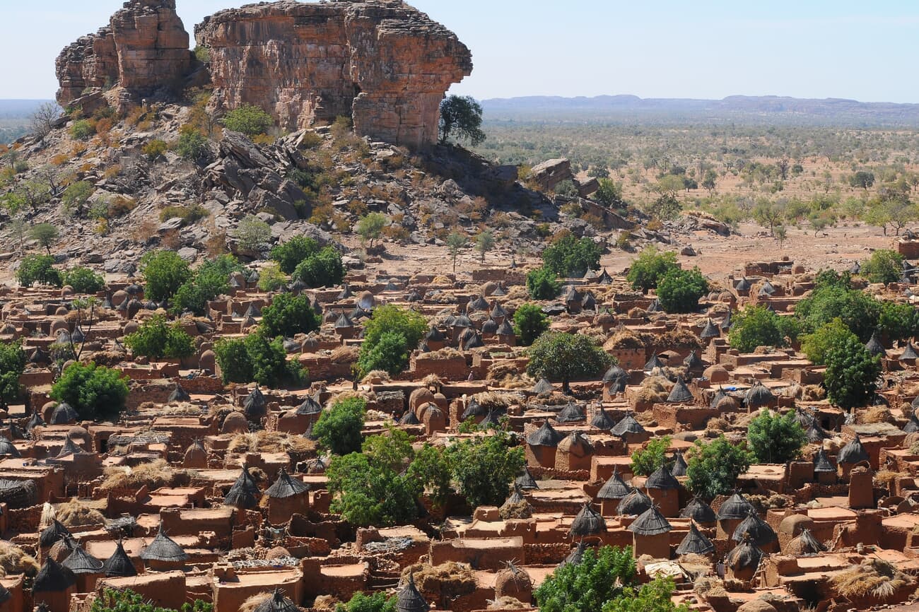 Traditional Dogon village in Mali