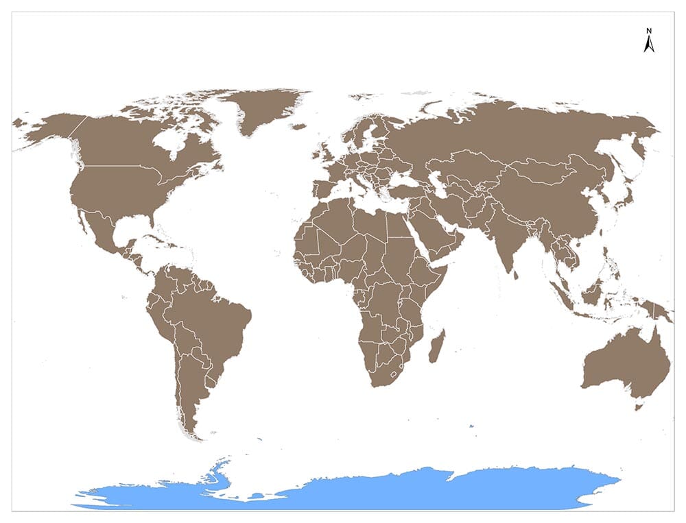  Mapa del contiente Antártico