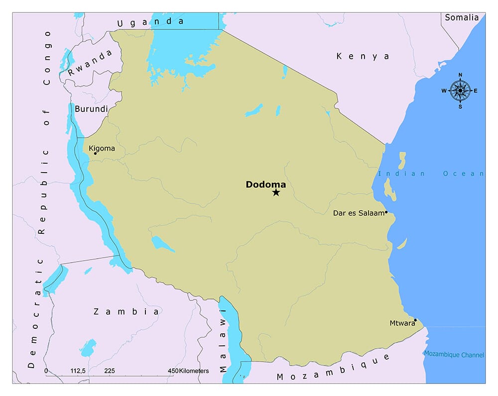 Dodoma, the capital city of Tanzania