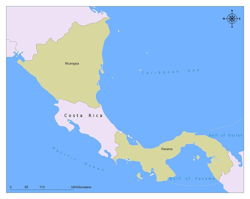 Costa Rica Flag Map and Meaning | Mappr