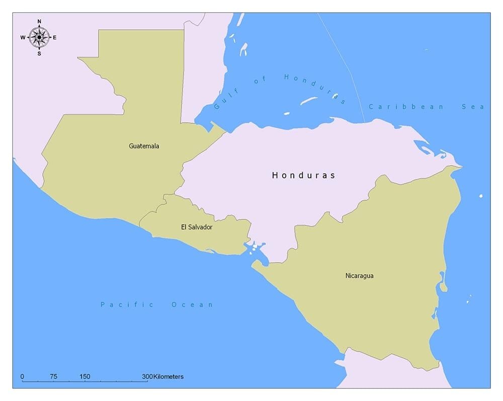 Honduras Flag Map and Meaning | Mappr