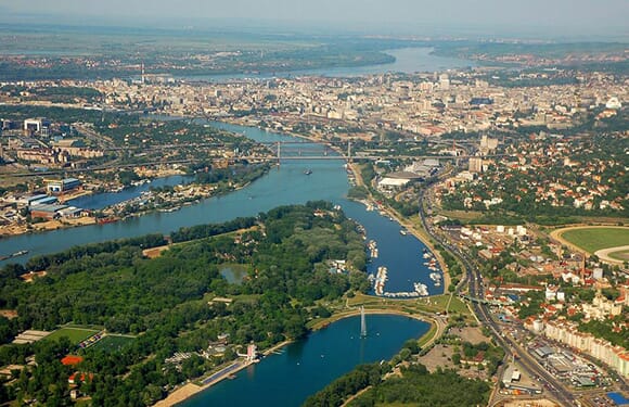 hlavní města, kterými Dunaj prochází 5