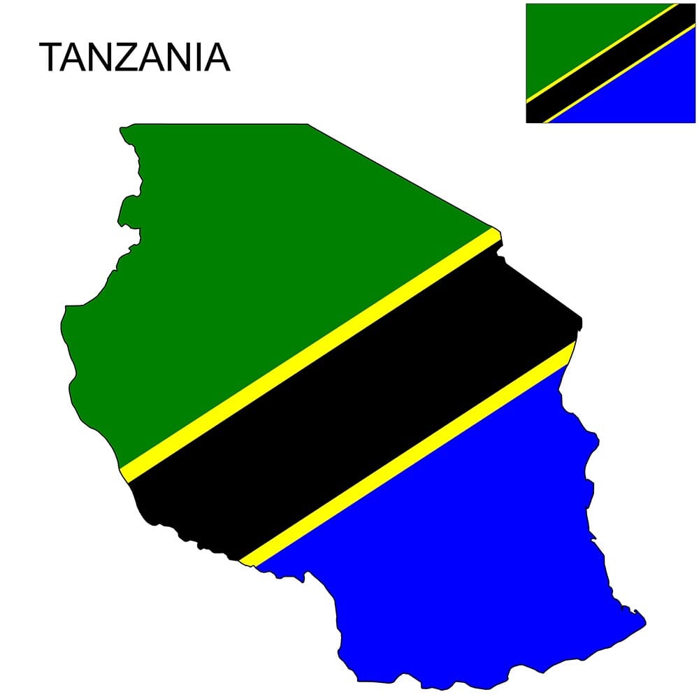 Tanzania Flag Map And Meaning Mappr 