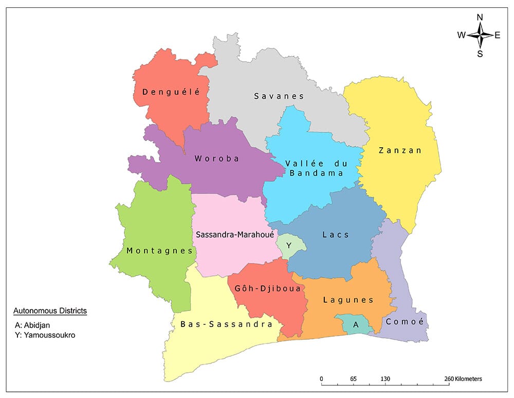 Districts Of Ivory Coast Mappr   Image 754 