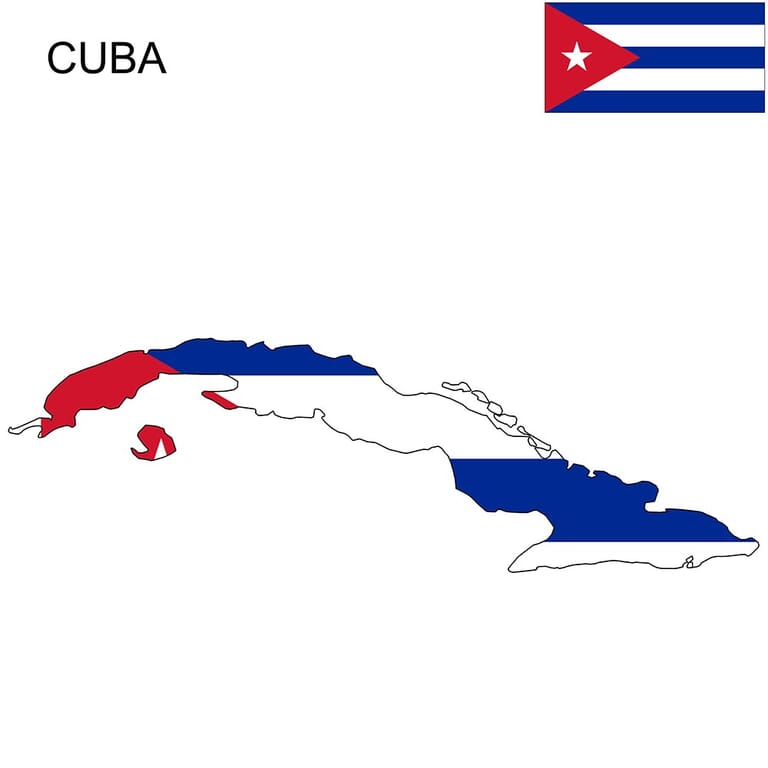 Cuba Flag Map and Meaning | Mappr