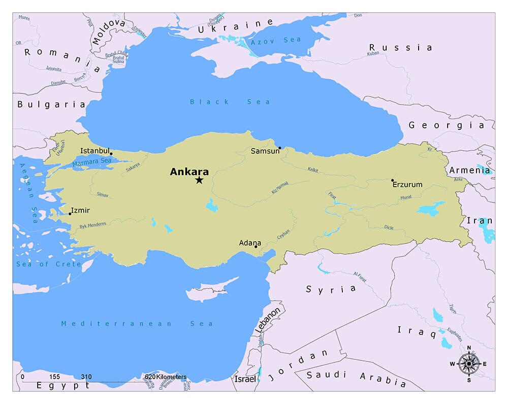 What is the Capital of Turkey? | Mappr