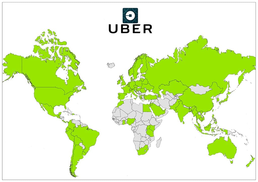 Which country has no Uber?