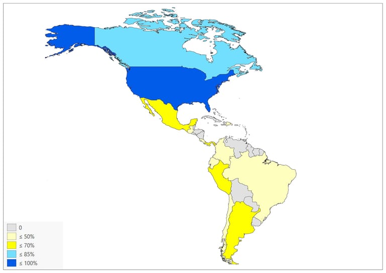 LTE Coverage by Country | Mappr LTE Coverage by Country | Mappr