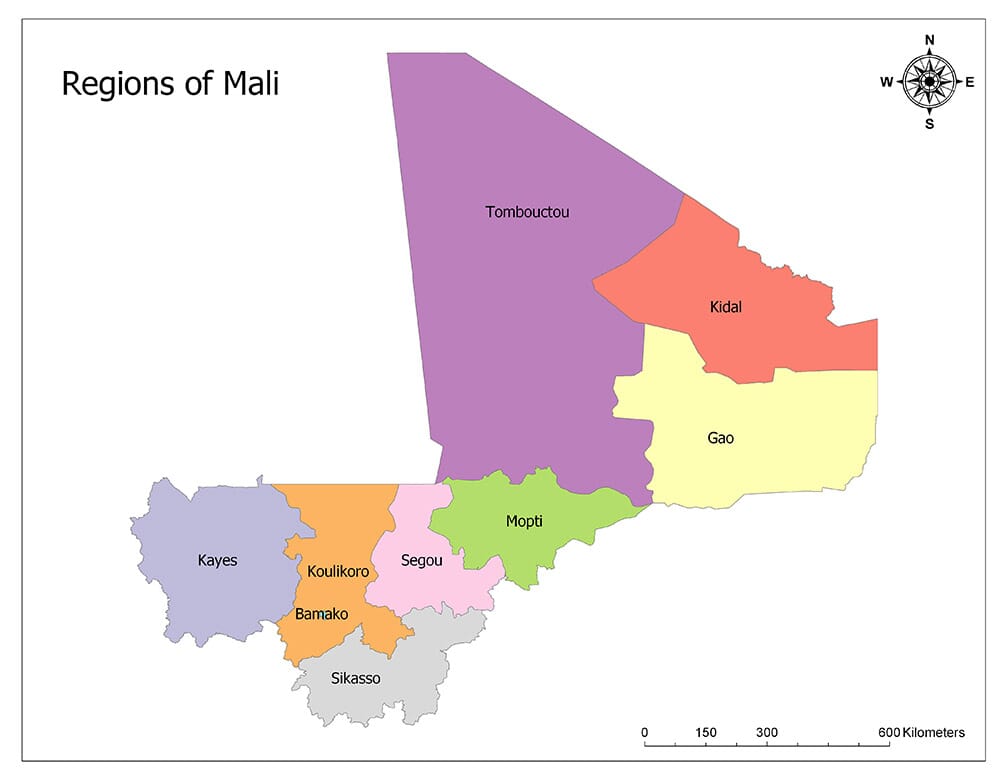 Regions Of Mali Mappr   Image 229 