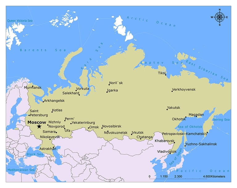 What is the Capital of Russia? | Mappr