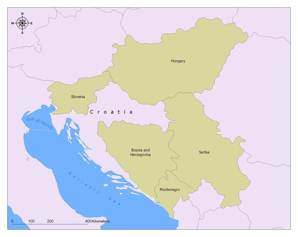 Croatia Flag Map and Meaning | Mappr