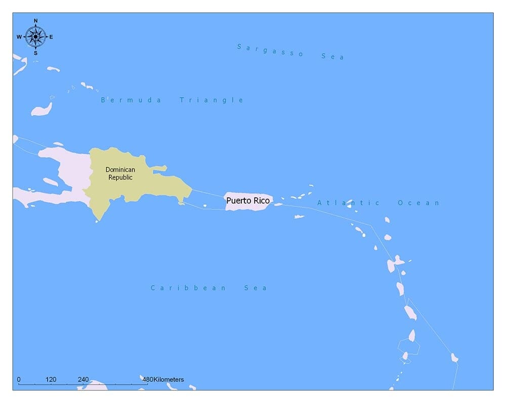 Puerto Rico Flag Map and Meaning Mappr