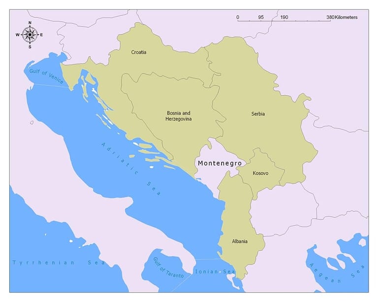 Montenegro Flag Map and Meaning | Mappr