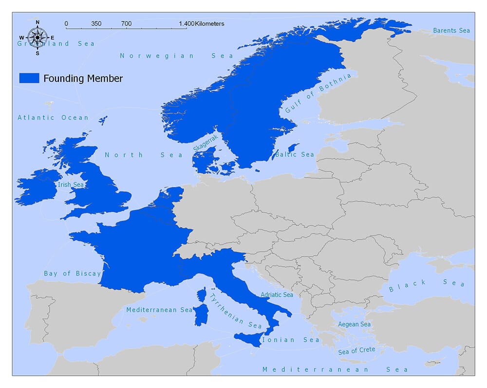 Council of Europe / Council of Europe Members / Council of Europe Map ...