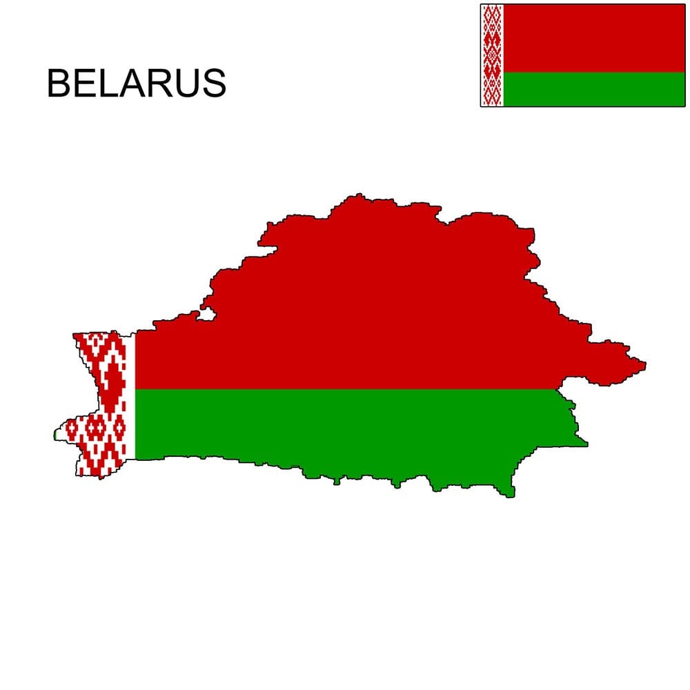 Flag of Belarus, Symbols, Colors, History