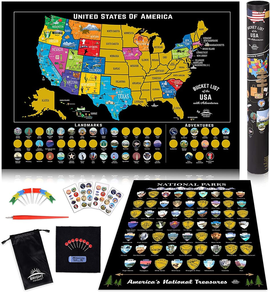 Best USA Scratch Off Maps (8 Top Picks for 2021)