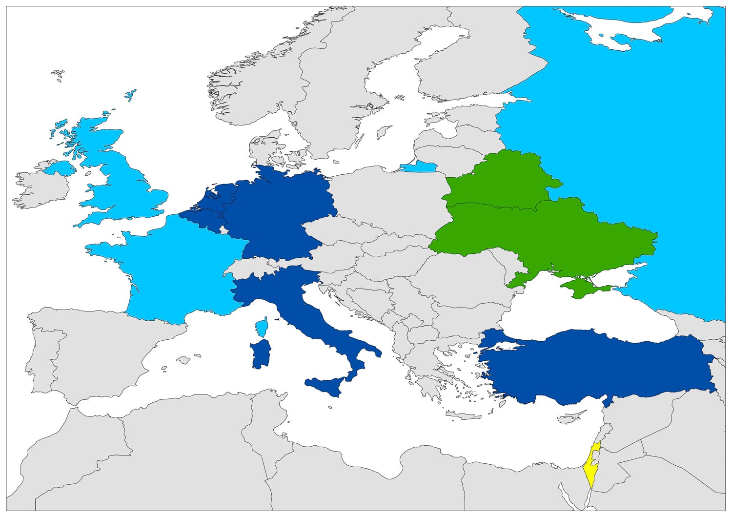 Map Of Countries With Nuclear Weapons | Mappr