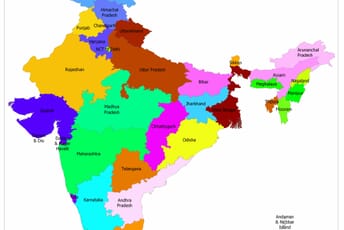 Political Map of India 20