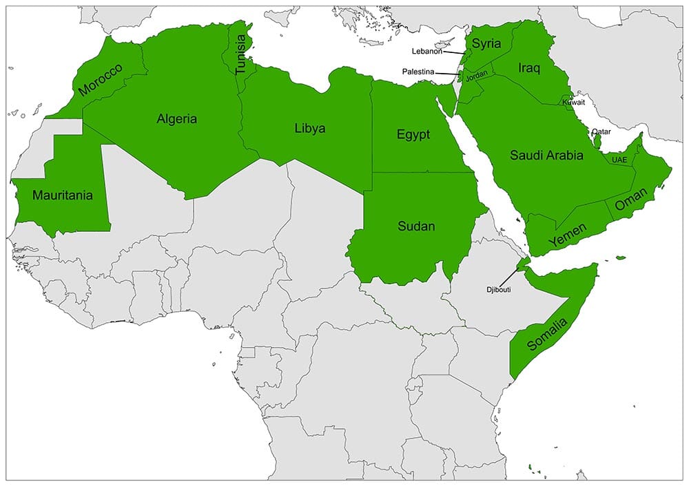 Arab League Members Mappr   Image 178 