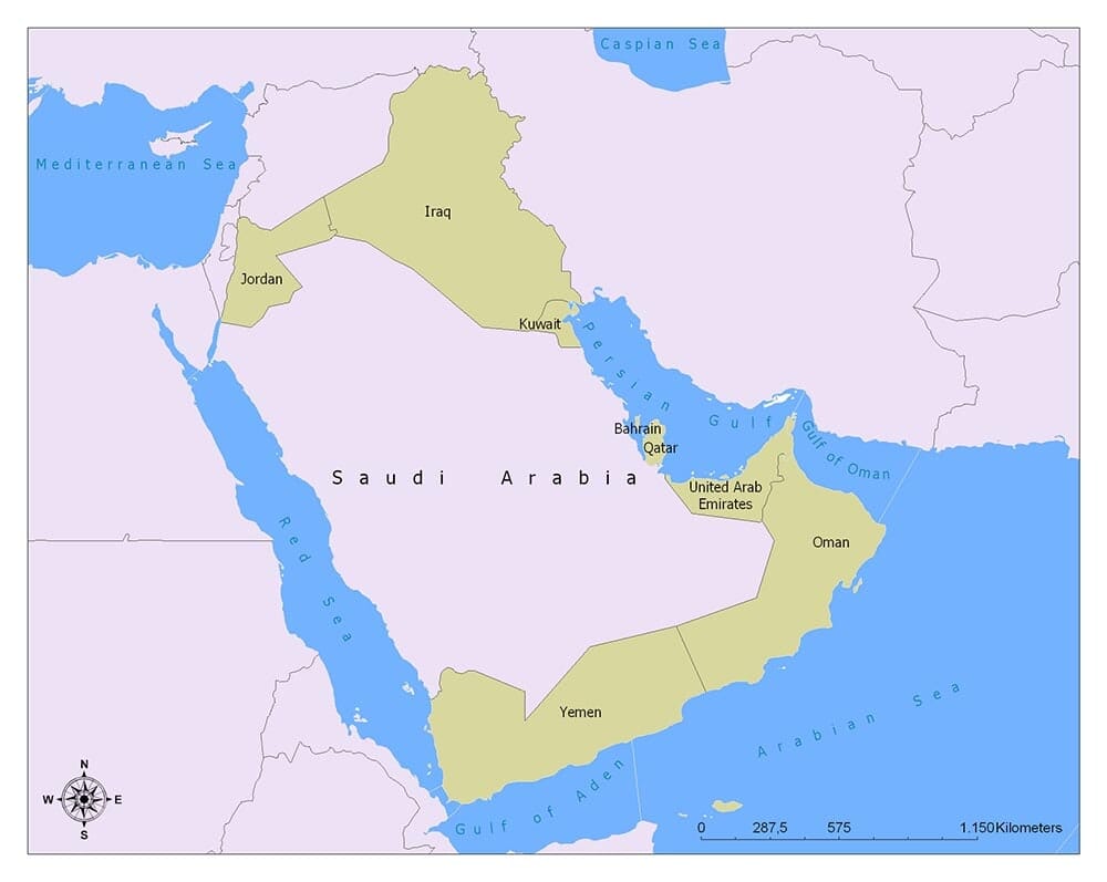 Saudi Arabia Flag Map and Meaning | Mappr