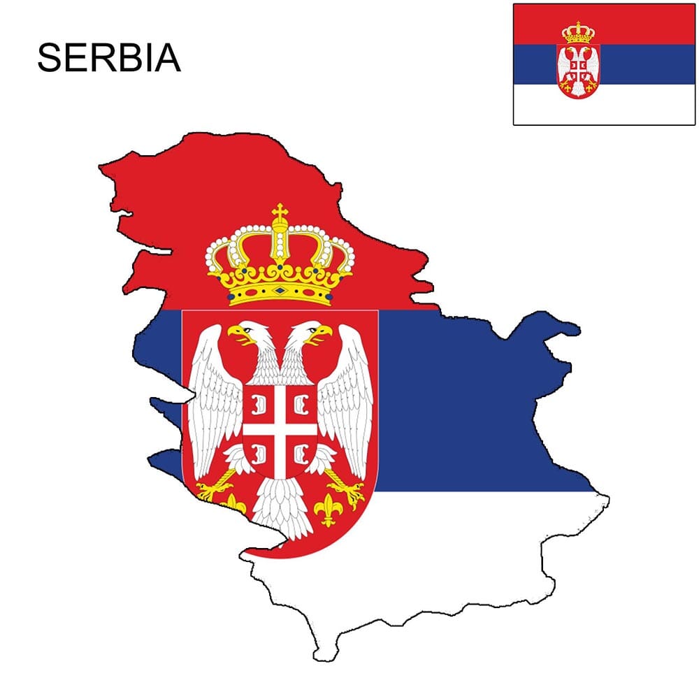 Serbian Flag During World War 1