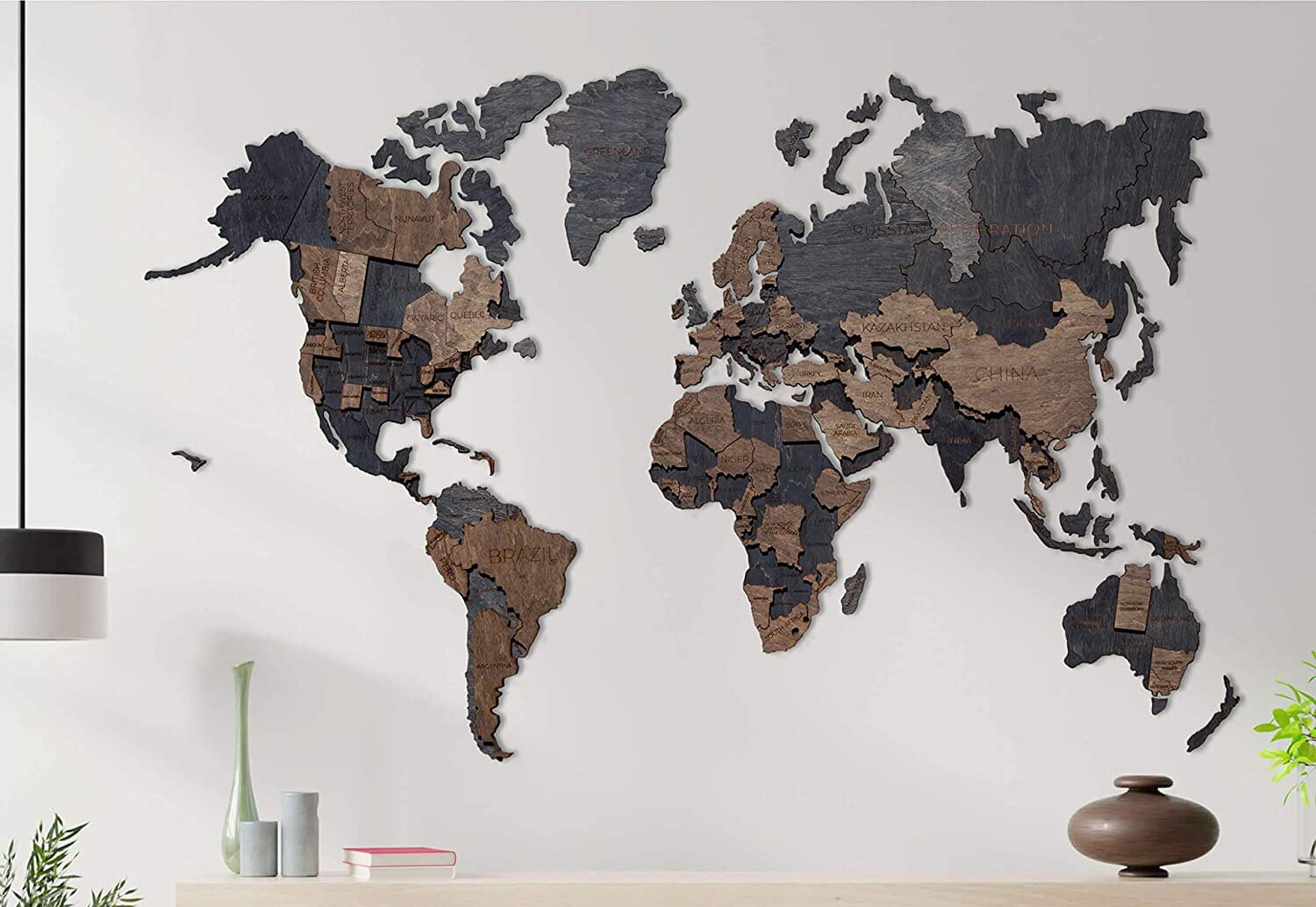 Best Wooden World Maps (Bestselling 3D Wood Wall Art in 2024) | Mappr