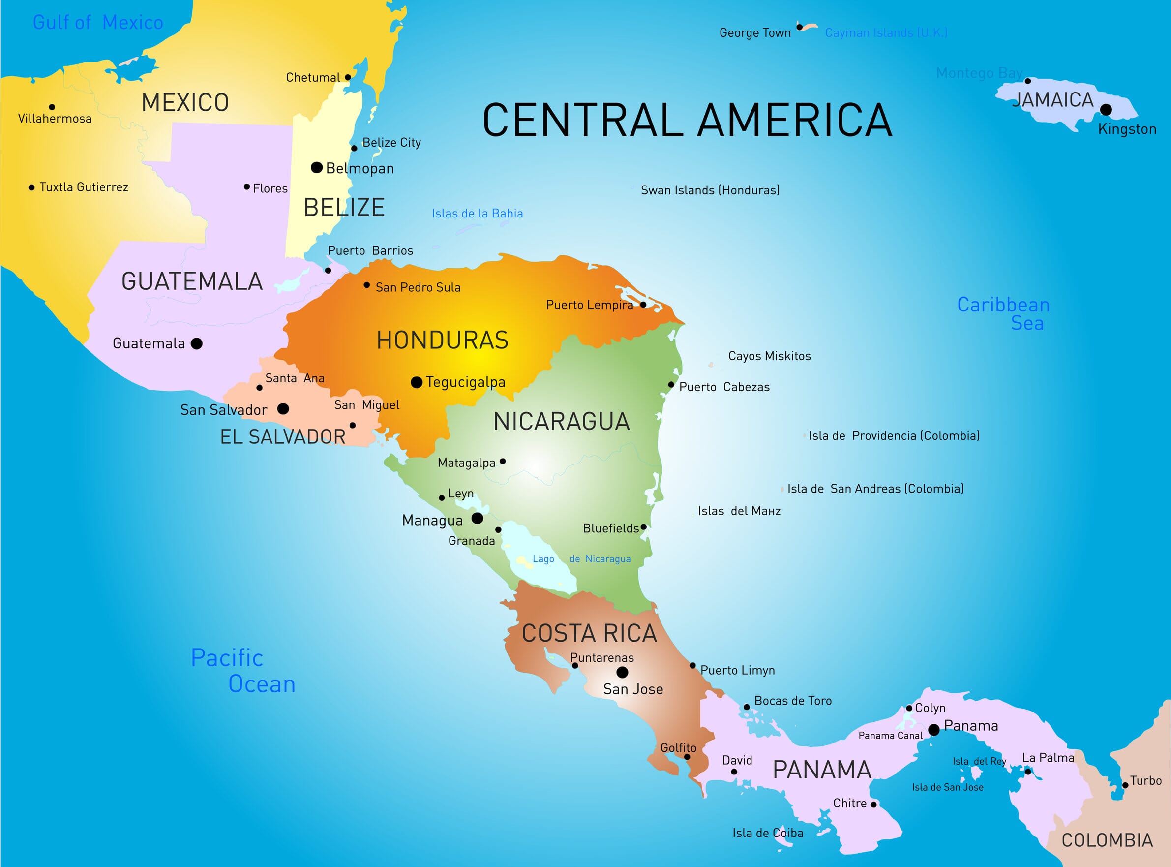 Where Is Costa Rica Mappr   Central America Map 