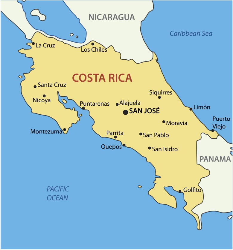 Where is Costa Rica? 🇨🇷 | Mappr