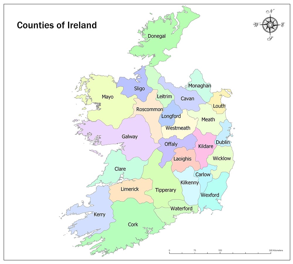 Counties Of Ireland 