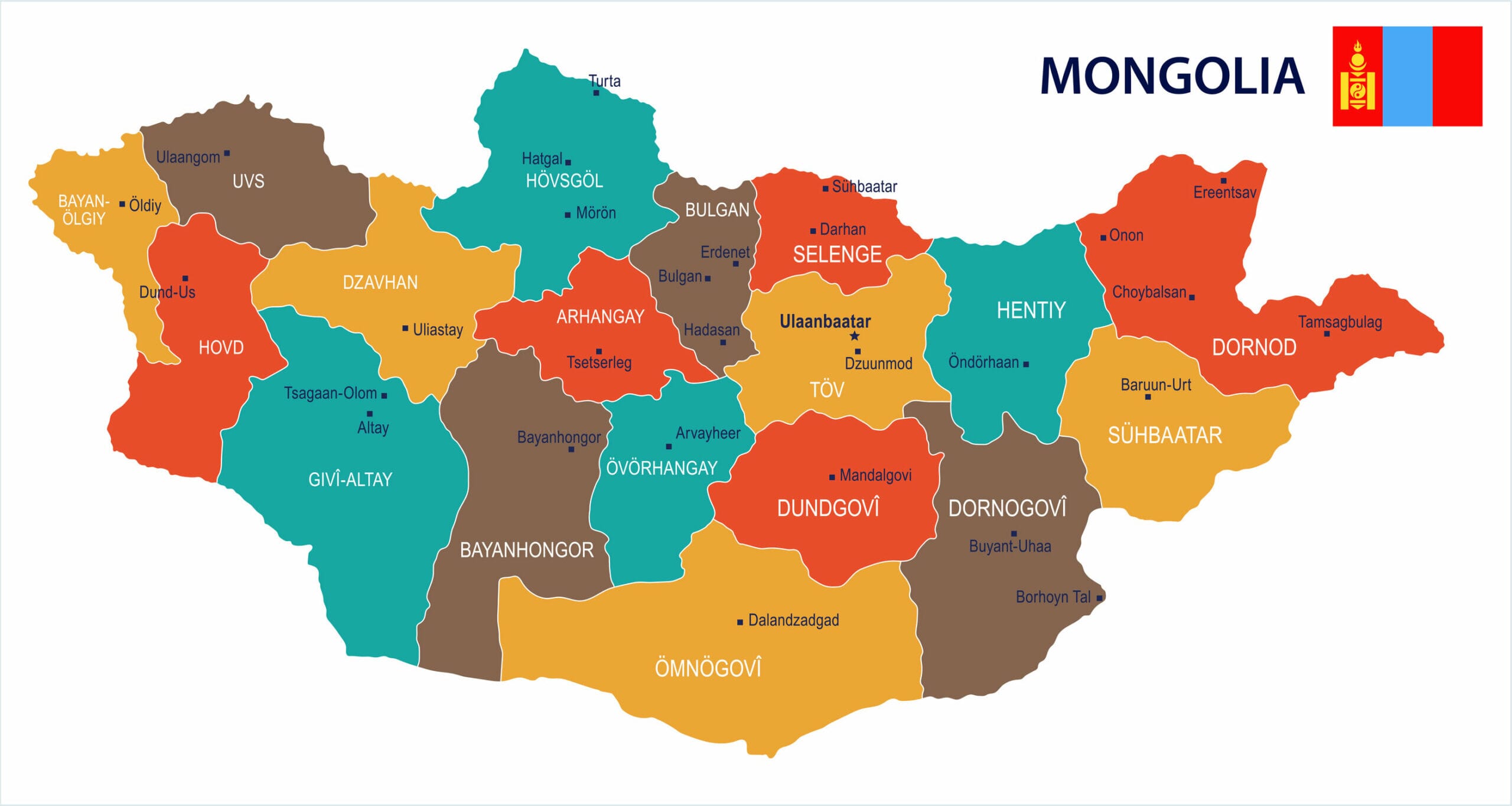 Mongolia Maps And Provinces Mappr   Mongolia Provinces Map Scaled 