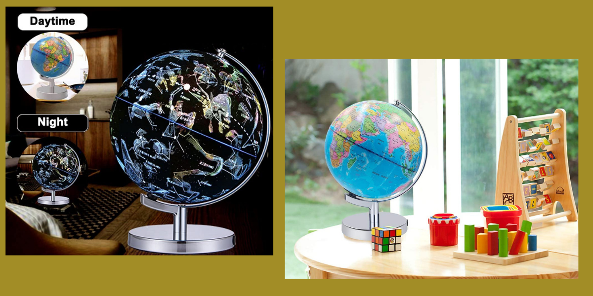 10 Best Globes For Kids In 2022 Mappr   Illuminated World Globe For Kids 